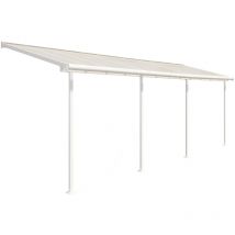 Palram-canopia - Palram-canopia Aluminium Terrassenüberdachung Mit Doppelstegplatten 'sierra', Weiß, 230 X 670 Cm