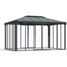 Palram - Canopia Aluminium Wintergarten Ledro 4300 Anthrazit 430x296x275 Cm