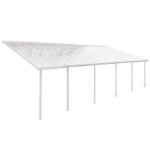 Palram-canopia - Aluminium Terrassenüberdachung Feria Weiß 387x1031x305 cm