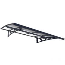 Palram - Canopia Vordach Amsterdam 2230 Anthrazit 139x224x33 cm