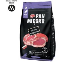 Pan meat Veau et Agneau Senior Crunchy m - Croquettes pour Chien - 9kg