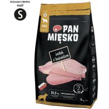 PAN MĘSKO Dinde au faisan XS - Croquettes pour chien - 9 kg