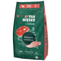 Pan mięsko aux herbes Bœuf au lapin m - croquettes pour chien - 9kg