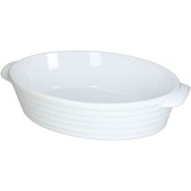 Panadero Ovalado 34x22 H8,5 Aros Gres Blanco