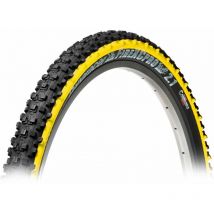 Fire-xc pro 26X2.1 tubeless compatible folding tyre: black/yellow 26X2.1 - PA705FI9TLC - Panaracer