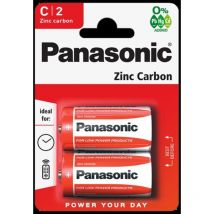 Panasonic - c Zinc Chloride Special Power Battery, Pack of 2