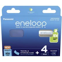 Eneloop eneloop HR03 +Box Batteria ricaricabile Ministilo (aaa) NiMH 800 mAh 1.2 v 4 pz.