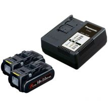Panasonic - EYC953B32 EYC954B32 Battery & Charger Kit 18V 2 x 3.0Ah Li-ion PANC953B32