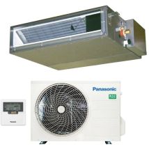 Panasonic Klimagerät Ducted Inverter Niederdruck 21000 Btu CS-Z60UD3EAW + CU-Z60UBEA R-32 Wi-Fi Optional Klasse A+ mit Kabelsteuerung Inklusive