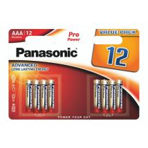 Panasonic - Piles pack de 12 piles aaa 1,5V LR03