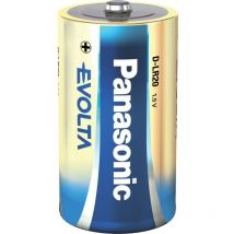 Panasonic - LR20EGE/2BP Evolta d Alkaline Batteries (Pack-2)