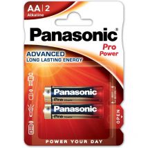 Panasonic - Blister 2 piles alcalines aa LR6 Pro Power (LR6PPG/2BP)