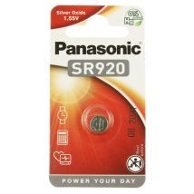 Panasonic Pile bouton silver oxid SR69 (SR920 EL), 1 pièce en blister (SR-920EL/1B)