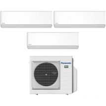 Panasonic - Trial Split Inverter Aire Acondicionado Serie etherea blanco 7+9+12 con CU-3Z52TBE R-32 Wi-Fi Integrado Color Blanco 7000+9000+12000