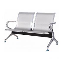 Panca 2 Posti In Acciaio Microforato - Grigia