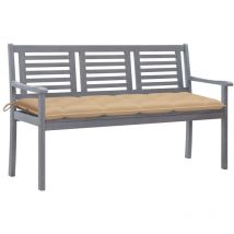 Furniture Limited - Panca da Giardino 3 Posti con Cuscino 150cm