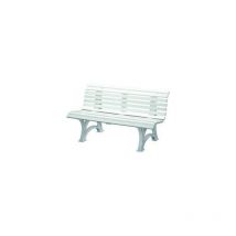 Banca da giardino Helgoland 3 sedili lunghe 1500 mm bianco