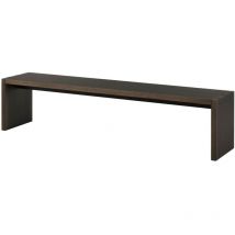 Panca in legno di quercia 100x68x115 laccato marrone scuro Beams 85