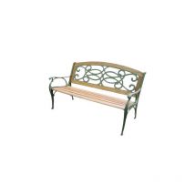 Panchina ghisa legno tanzania Domus vern/verde ant cm 128X64X87