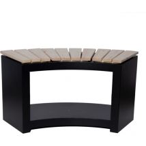 Fancy Flames - Panca con Portalegna Curva Esschert Design