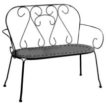 Panchina metallo new old antracite cm105x48h88