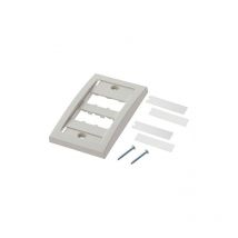 CFPE6IWY 1-GANG 6-PORT faceplate, off white - Panduit