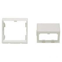 CFPFS2AW - mini-com Bezel 45x45 inclined 2 ports - Panduit