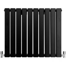 Monster-shop - Heizkörper Design Flachheizkörper Paneelheizkörper Heizung Matte Schwarz 60x70cm