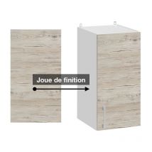 Panel de acabado para mueble alto Eco Nogal Blanqueado