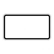Sonstige - Panel de advertencia e información, ra 2 - 231x420 mm RAL2 Leaf