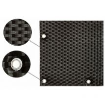 Rattan Art - Panel de Ratán para Balcón o Valla (Marrón Oscuro) 100x300 cm