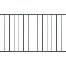 Rubberskin - Furniture Limited - Panel de valla acero recubrimiento polvo gris