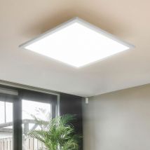Panel Deckenlampe Wohnzimmerleuchte Deckenleuchte Deckenpanel Aufbaupanel, Aluminium Druckguss, quadratisch, 1x led 1500lm 24W warmweiß, LxBxH