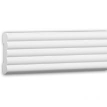 Profhome Decor - Panel Moulding 151356F Profhome Dado Rail Flexible Moulding Decorative Moulding contemporary design white 2 m
