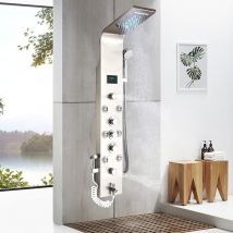 Panel Shower Column Multifunctional Shower System Massaging Nozzles Shower Panel Multifunctional Shower Tower Controlled By Separate Switching