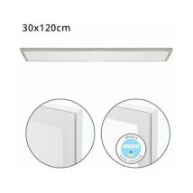 Interlusa - Panel superficie voltaire 30x120 72W led 5760lm 4000K 120° C.120xL.30xA.2,3cm Niquel