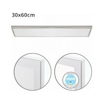Akunadecor - Panel superficie voltaire 30x60 36W led 2880lm 4000K 120° C.60xL.30xA.2,3cm Niquel