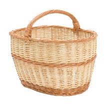 Lienbacher - Panier à bûches en osier - 52 x 35 x 23 cm