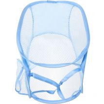 Panier à linge 1 pièce Sac à linge pliable Panier à linge en maille facile à ouvrir Panier à linge pour dortoir universitaire (couleur aléatoire)