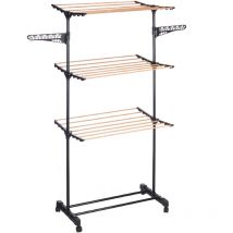 Sèche-linge plastiwood, 80-140 x 57 x 165 cm