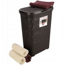 Panier à Linge 40 l Marron - Curver