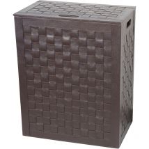 Koh-i-noor - Panier à linge marron foncé Intrecci 60,5cm