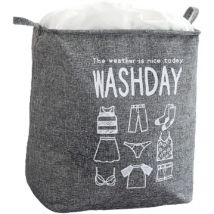 Panier à linge pliable en tissu, organiseur de paniers à vêtements, trieur de rangement, panier à linge, rangement