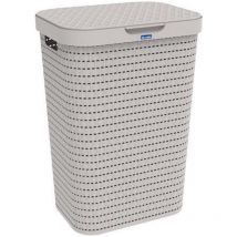 Panier à linge Rotho Country 55L Cappuccino