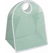 Linghhang - Panier à linge, sac de blanchisserie en nylon pliable, panier de vêtements sales, panier à linge portable (Vert)