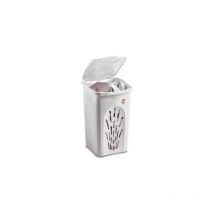 Panier a linge Stefanplast panier perforA blanc 50 Lt cm 37x37x56h pour linge de toilette