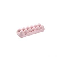 Ensoleille - Panier à œufs, Boîte à œufs en plastique, Boîte à œufs de stockage, Camping, Pique-nique, Cuisine, Stockage des aliments, Boîte à œufs