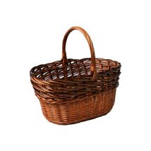 Panier à provisions en osier