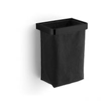 Giesse - panier à serviettes invité Giese 40500-14 avec insert en tissu noir