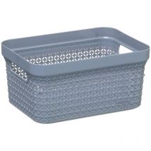 Panier a Vetements Couleur Gris 17lt 37,5x26x21,3cm